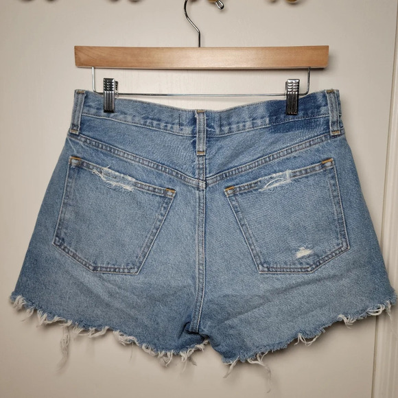 Abercrombie & Fitch The Boyfriend Short Mid Rise Curve Love | Size 28/6 - Picture 6 of 8